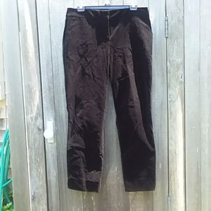 Boden | Black Velvet Slacks